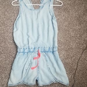 Kids jean romper